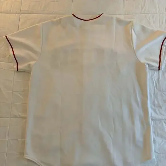 Majestic MLB Los Angeles Angels White Blank Baseball Jersey Men's Size L - Picture 3 of 6